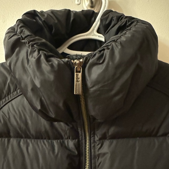 Add down Coat black with belt size 2 - Picture 3 of 6
